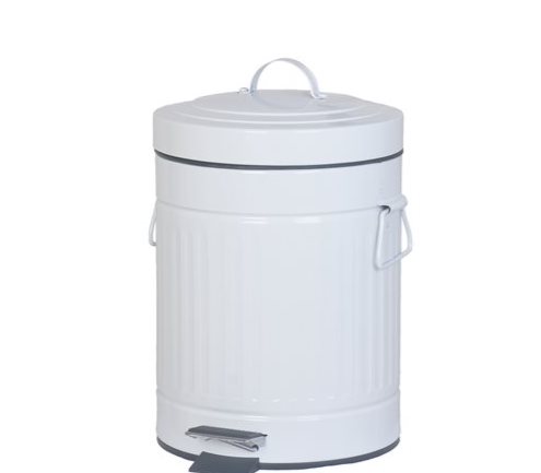 פח מעוצב 5 ליטר לבן