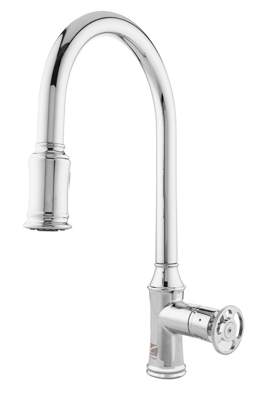 ברז מטבח נשלף ניקל